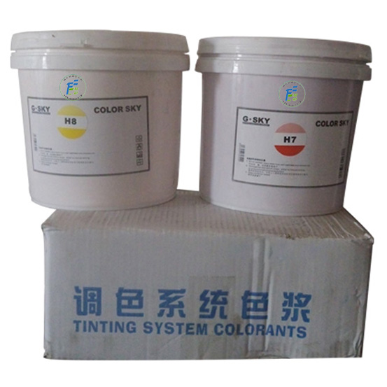 水性機用色（sè）漿