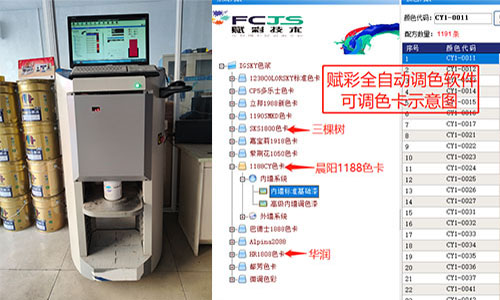 可靠的立邦電腦調色機升級方案，選賦彩廠家